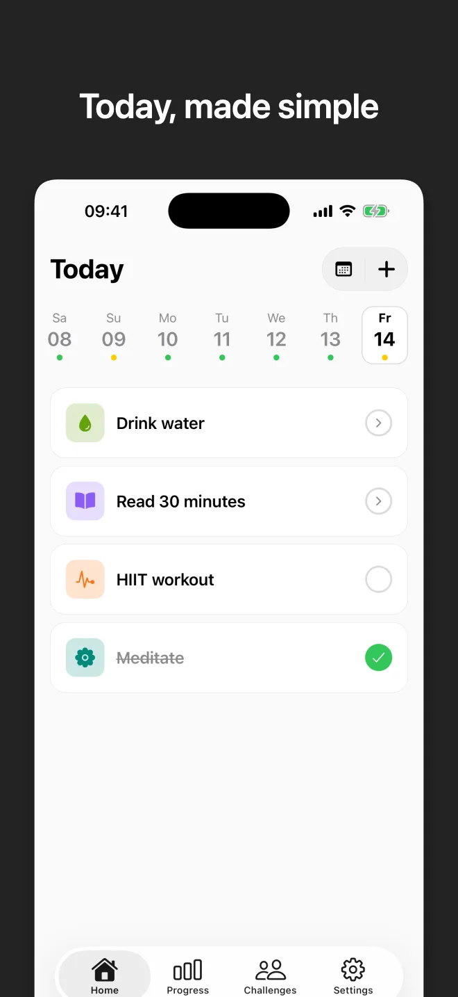 Zen - Habit Tracker screenshot 1